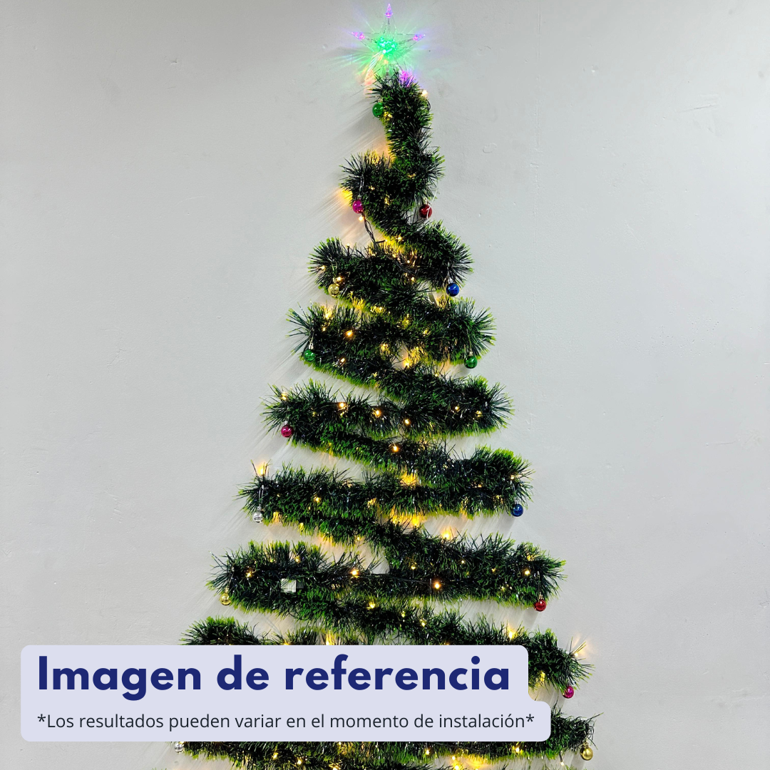 HOMECOMING®- Kit para armar tu árbol de navidad en la pared.