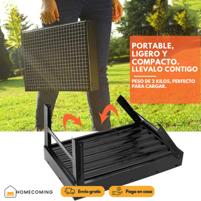 FireFlex® Asador portatil y plegable.