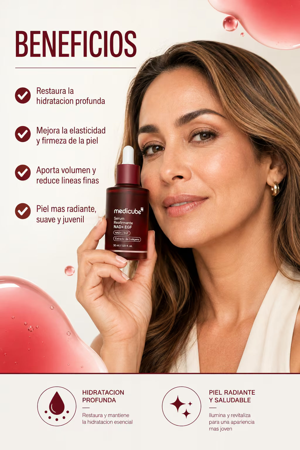 Beneficios Sérum NAD+ EGF medicube