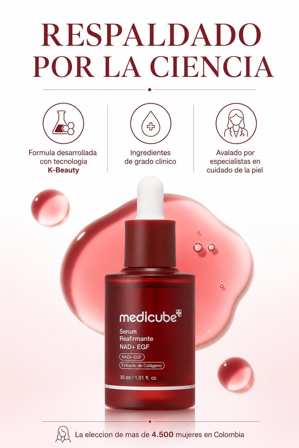 Respaldo y certificaciones medicube