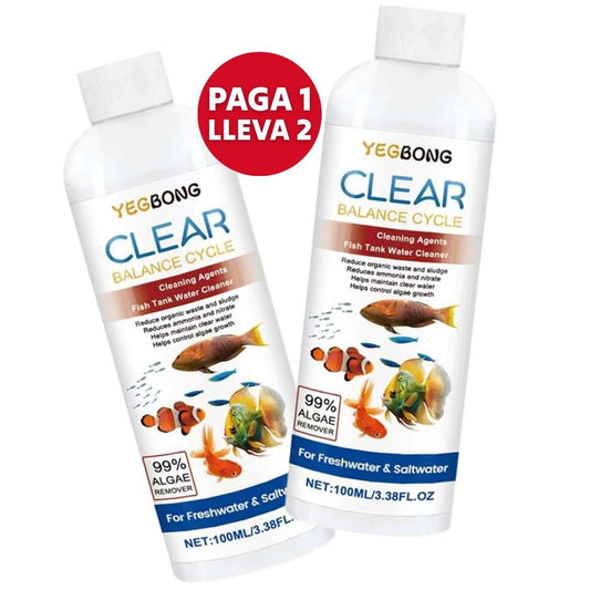 LIMPIADOR DE ACUARIOS Y PECERAS 2X1®