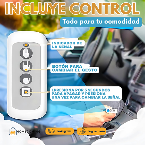 ExpressLED® Señal LED de mano para carro.