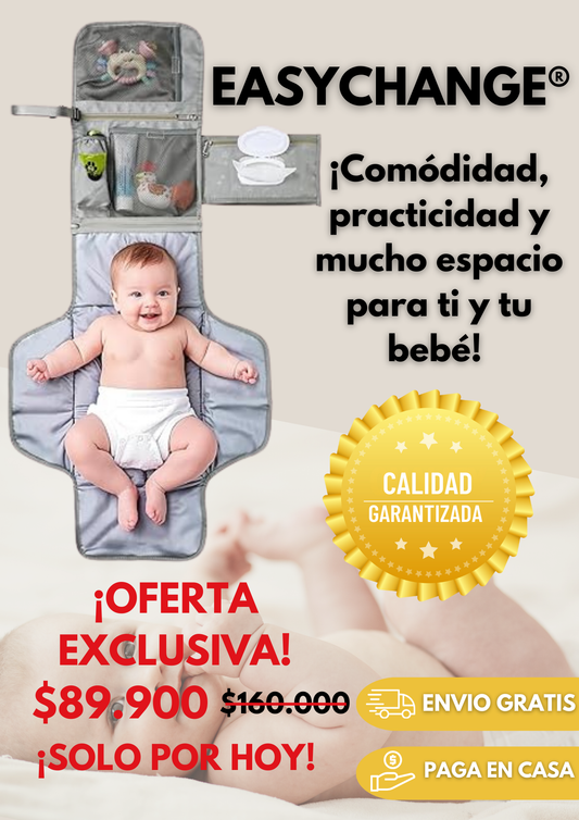 EASYCHANGE® Cambiador/pañalera para bebé