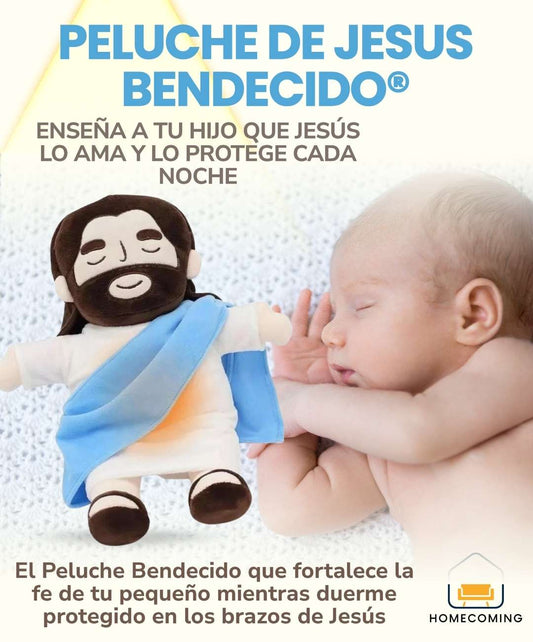 Peluche Bendecido de Jesús - RESPIRA, LUZ Y SUENA