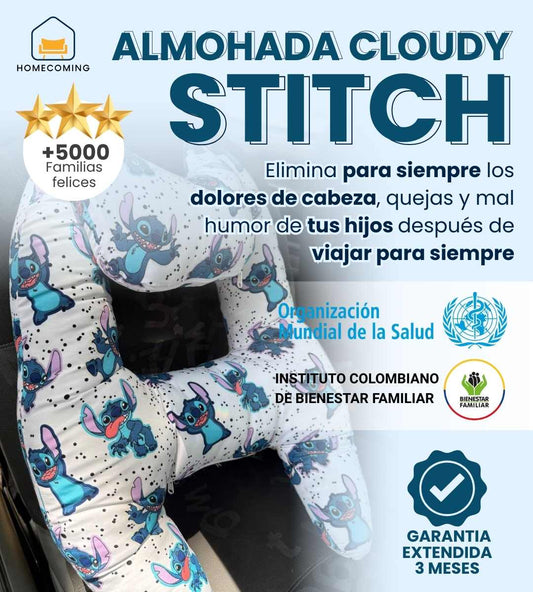 Cloudy almohada stitch