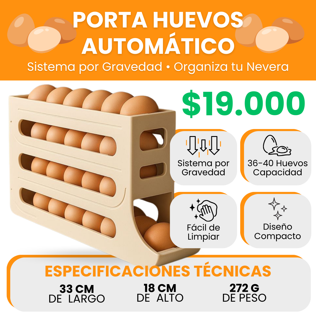 PORTA HUEVOS AUTOMÁTICO