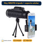 TELESCOPIO MONOCULAR - Gratis trípode y soporte para celular.