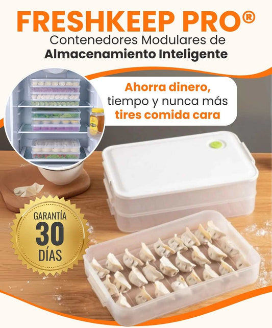 FreshKeep Pro - Contenedores Modulares de Almacenamiento Inteligente
