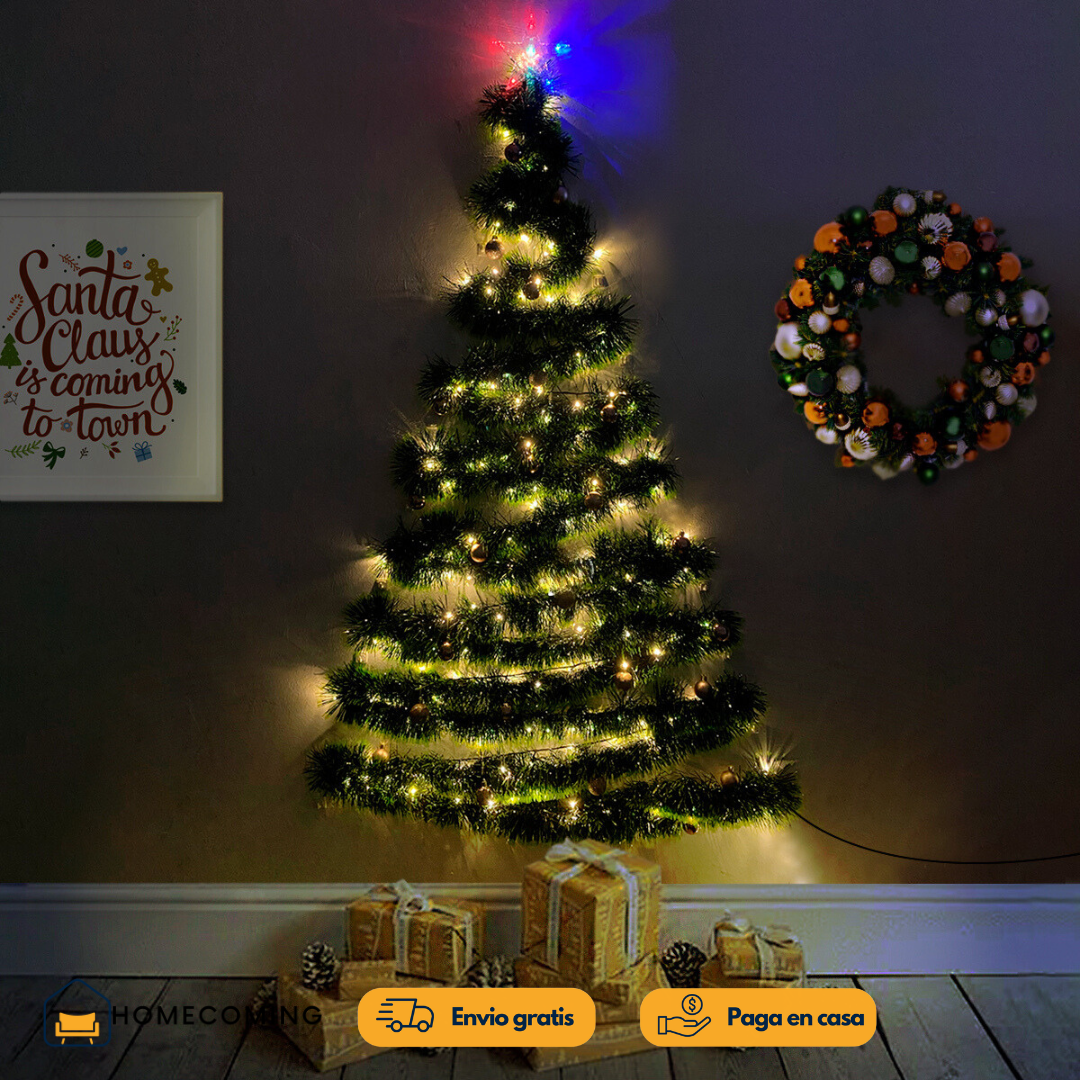 HOMECOMING®- Kit para armar tu árbol de navidad en la pared.