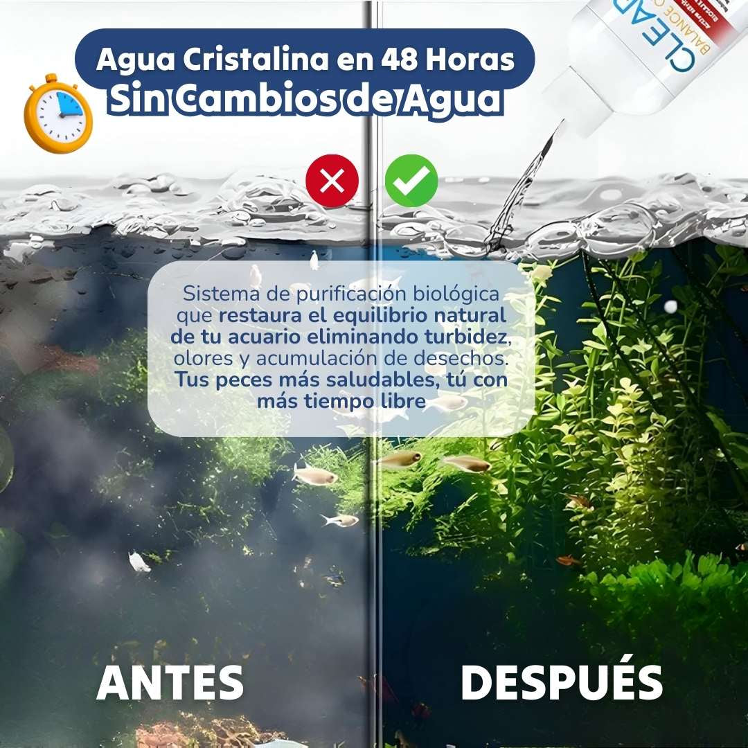 LIMPIADOR DE ACUARIOS Y PECERAS®