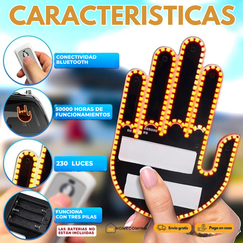 ExpressLED® Señal LED de mano para carro.