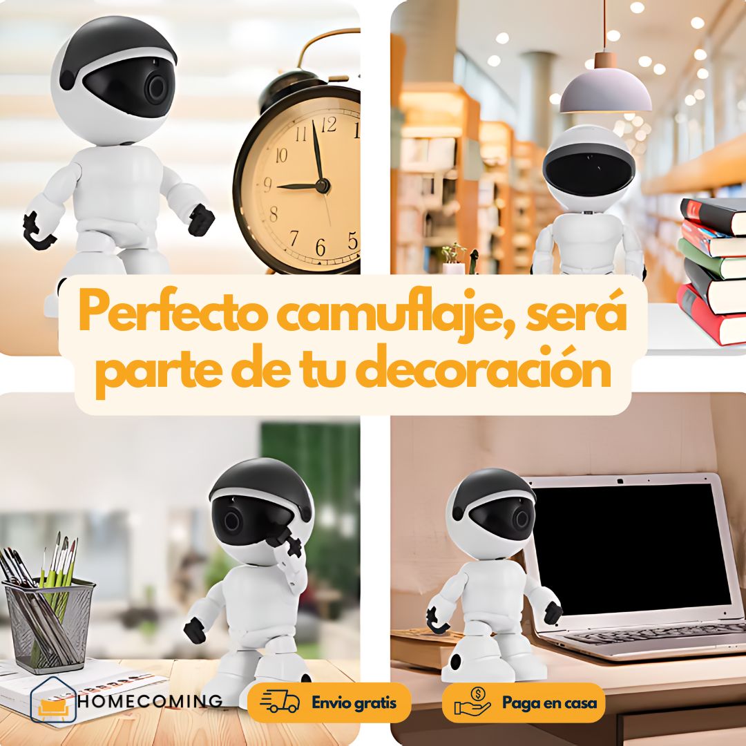 ROBOT CÁMARA - Protección para tu hogar, para ti y los tuyos 24/7