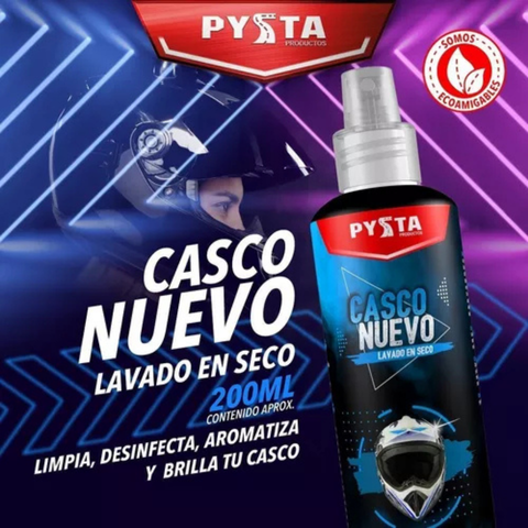 CASCO NUEVO® Lavado en seco para casco. paquete X2 UNIDADES.