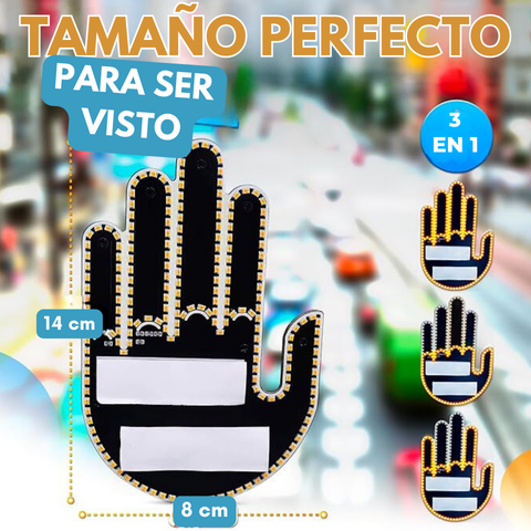 ExpressLED® Señal LED de mano para carro.