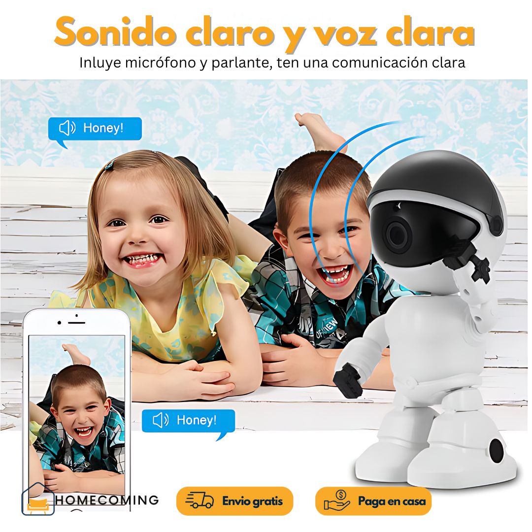 ROBOT CÁMARA - Protección para tu hogar, para ti y los tuyos 24/7