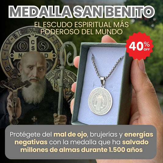 Amuleto sagrado San benito
