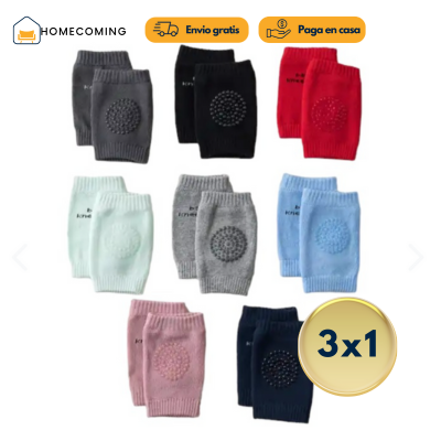 KNEES SAFE® Rodilleras para bebé 3x1