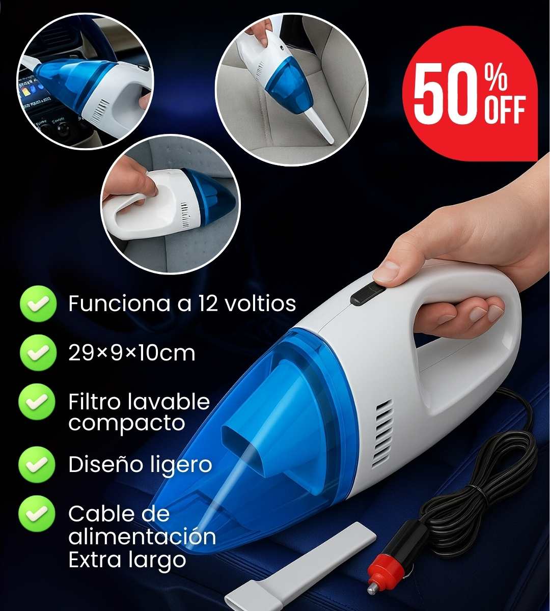 Aspiradora para carro