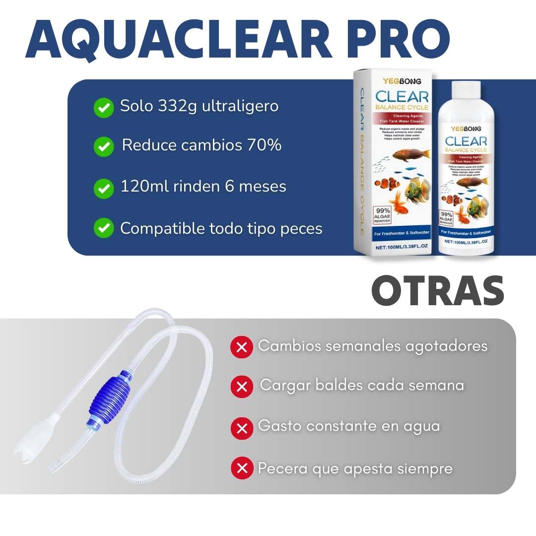 LIMPIADOR DE ACUARIOS Y PECERAS®