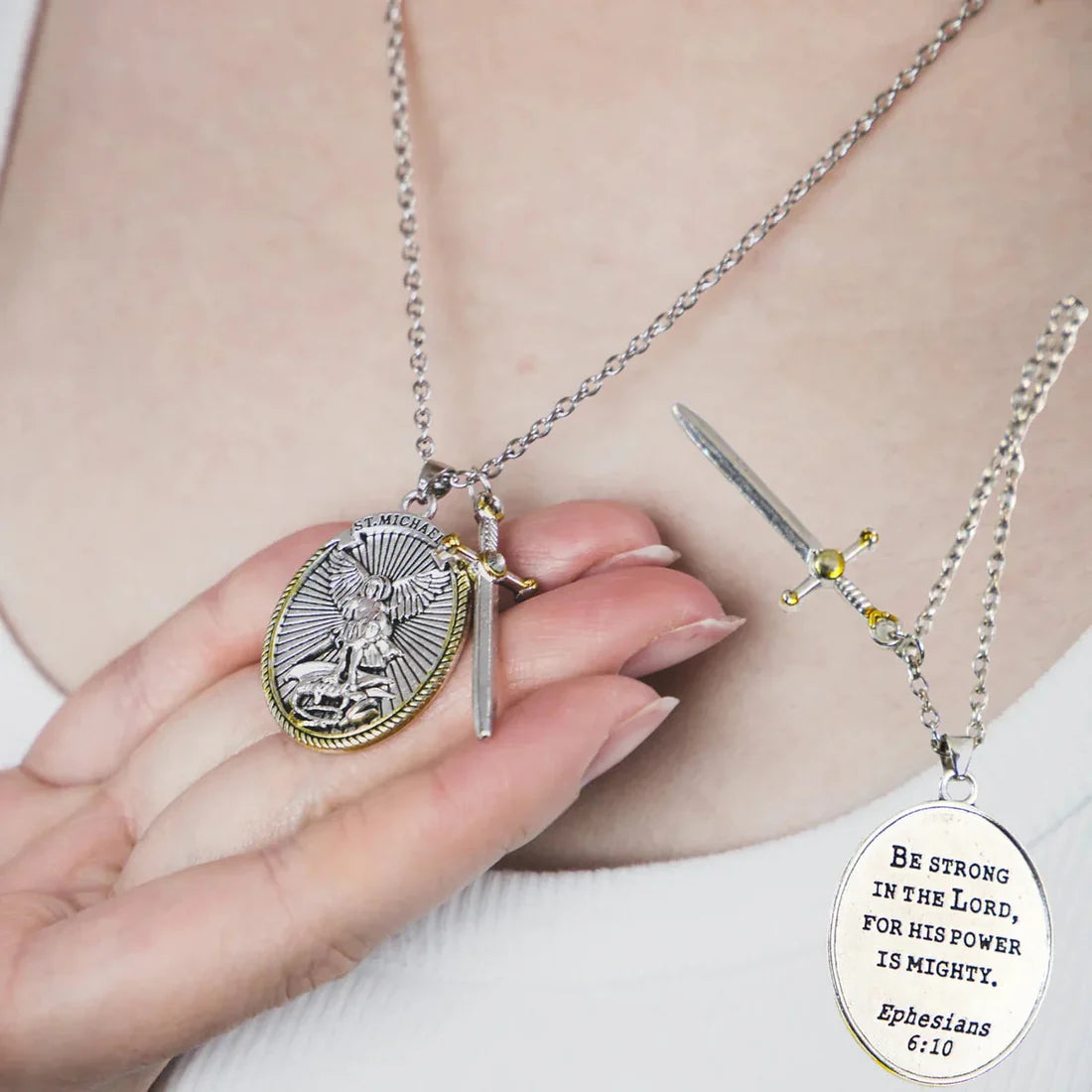 Collar Arcángel San Miguel- Siente la protección de este poderoso Arcángel.