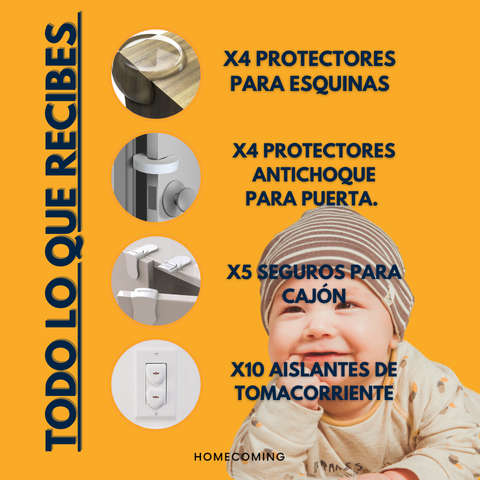 Babysafe®- Kit de protección total para bebés x23 piezas