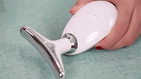 LuxeFace® + Programa de yoga facial - Masajeador reductor de papada, rejuvenece y estira la piel de tu cara.